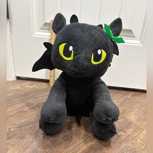Build A Bear Dreamworks How To Train Your Dragon 14” Toothless Plush, Wings